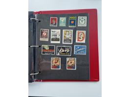 VIGNETTEN: 1896/1960 (ca.), hochinteressanter Bestand mit einigen Tausend Vignetten, Verschluss- und Siegelmarken, später Spe