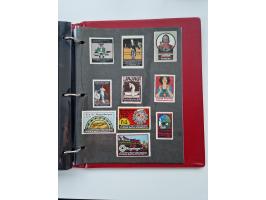 VIGNETTEN: 1896/1960 (ca.), hochinteressanter Bestand mit einigen Tausend Vignetten, Verschluss- und Siegelmarken, später Spe