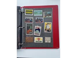 VIGNETTEN: 1896/1960 (ca.), hochinteressanter Bestand mit einigen Tausend Vignetten, Verschluss- und Siegelmarken, später Spe