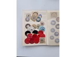 VIGNETTEN: 1896/1960 (ca.), hochinteressanter Bestand mit einigen Tausend Vignetten, Verschluss- und Siegelmarken, später Spe