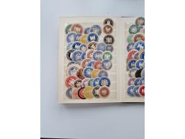 VIGNETTEN: 1896/1960 (ca.), hochinteressanter Bestand mit einigen Tausend Vignetten, Verschluss- und Siegelmarken, später Spe