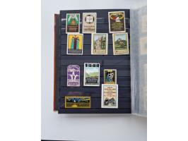 VIGNETTEN: 1896/1960 (ca.), hochinteressanter Bestand mit einigen Tausend Vignetten, Verschluss- und Siegelmarken, später Spe