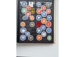 VIGNETTEN: 1896/1960 (ca.), hochinteressanter Bestand mit einigen Tausend Vignetten, Verschluss- und Siegelmarken, später Spe