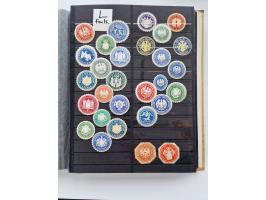 VIGNETTEN: 1896/1960 (ca.), hochinteressanter Bestand mit einigen Tausend Vignetten, Verschluss- und Siegelmarken, später Spe