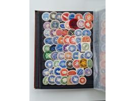 VIGNETTEN: 1896/1960 (ca.), hochinteressanter Bestand mit einigen Tausend Vignetten, Verschluss- und Siegelmarken, später Spe