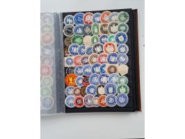 VIGNETTEN: 1896/1960 (ca.), hochinteressanter Bestand mit einigen Tausend Vignetten, Verschluss- und Siegelmarken, später Spe