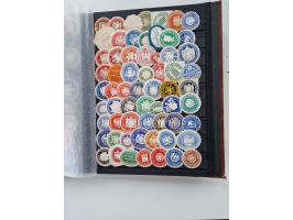 VIGNETTEN: 1896/1960 (ca.), hochinteressanter Bestand mit einigen Tausend Vignetten, Verschluss- und Siegelmarken, später Spe