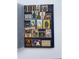 VIGNETTEN: 1896/1960 (ca.), hochinteressanter Bestand mit einigen Tausend Vignetten, Verschluss- und Siegelmarken, später Spe