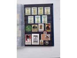 VIGNETTEN: 1896/1960 (ca.), hochinteressanter Bestand mit einigen Tausend Vignetten, Verschluss- und Siegelmarken, später Spe