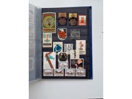 VIGNETTEN: 1896/1960 (ca.), hochinteressanter Bestand mit einigen Tausend Vignetten, Verschluss- und Siegelmarken, später Spe