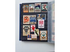 VIGNETTEN: 1896/1960 (ca.), hochinteressanter Bestand mit einigen Tausend Vignetten, Verschluss- und Siegelmarken, später Spe