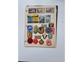 VIGNETTEN: 1896/1960 (ca.), hochinteressanter Bestand mit einigen Tausend Vignetten, Verschluss- und Siegelmarken, später Spe