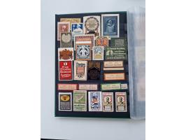 VIGNETTEN: 1896/1960 (ca.), hochinteressanter Bestand mit einigen Tausend Vignetten, Verschluss- und Siegelmarken, später Spe