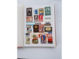 VIGNETTEN: 1896/1960 (ca.), hochinteressanter Bestand mit einigen Tausend Vignetten, Verschluss- und Siegelmarken, später Spe