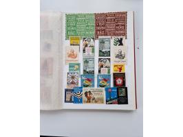 VIGNETTEN: 1896/1960 (ca.), hochinteressanter Bestand mit einigen Tausend Vignetten, Verschluss- und Siegelmarken, später Spe