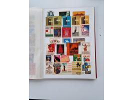 VIGNETTEN: 1896/1960 (ca.), hochinteressanter Bestand mit einigen Tausend Vignetten, Verschluss- und Siegelmarken, später Spe