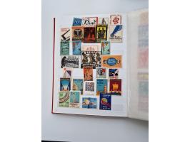 VIGNETTEN: 1896/1960 (ca.), hochinteressanter Bestand mit einigen Tausend Vignetten, Verschluss- und Siegelmarken, später Spe