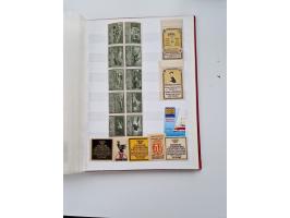 VIGNETTEN: 1896/1960 (ca.), hochinteressanter Bestand mit einigen Tausend Vignetten, Verschluss- und Siegelmarken, später Spe