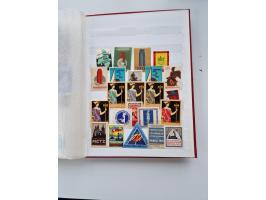 VIGNETTEN: 1896/1960 (ca.), hochinteressanter Bestand mit einigen Tausend Vignetten, Verschluss- und Siegelmarken, später Spe