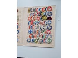 VIGNETTEN: 1896/1960 (ca.), hochinteressanter Bestand mit einigen Tausend Vignetten, Verschluss- und Siegelmarken, später Spe