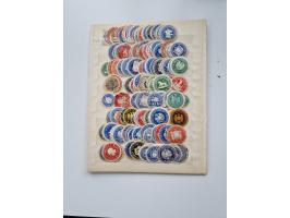 VIGNETTEN: 1896/1960 (ca.), hochinteressanter Bestand mit einigen Tausend Vignetten, Verschluss- und Siegelmarken, später Spe