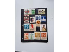 VIGNETTEN: 1896/1960 (ca.), hochinteressanter Bestand mit einigen Tausend Vignetten, Verschluss- und Siegelmarken, später Spe