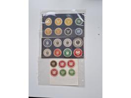 VIGNETTEN: 1896/1960 (ca.), hochinteressanter Bestand mit einigen Tausend Vignetten, Verschluss- und Siegelmarken, später Spe