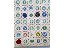 VIGNETTEN: 1896/1960 (ca.), hochinteressanter Bestand mit einigen Tausend Vignetten, Verschluss- und Siegelmarken, später Spe