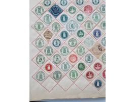 VIGNETTEN: 1896/1960 (ca.), hochinteressanter Bestand mit einigen Tausend Vignetten, Verschluss- und Siegelmarken, später Spe