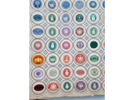 VIGNETTEN: 1896/1960 (ca.), hochinteressanter Bestand mit einigen Tausend Vignetten, Verschluss- und Siegelmarken, später Spe