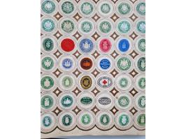 VIGNETTEN: 1896/1960 (ca.), hochinteressanter Bestand mit einigen Tausend Vignetten, Verschluss- und Siegelmarken, später Spe