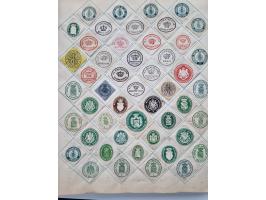 VIGNETTEN: 1896/1960 (ca.), hochinteressanter Bestand mit einigen Tausend Vignetten, Verschluss- und Siegelmarken, später Spe