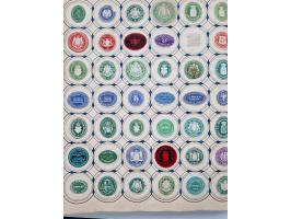 VIGNETTEN: 1896/1960 (ca.), hochinteressanter Bestand mit einigen Tausend Vignetten, Verschluss- und Siegelmarken, später Spe