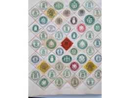 VIGNETTEN: 1896/1960 (ca.), hochinteressanter Bestand mit einigen Tausend Vignetten, Verschluss- und Siegelmarken, später Spe