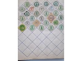 VIGNETTEN: 1896/1960 (ca.), hochinteressanter Bestand mit einigen Tausend Vignetten, Verschluss- und Siegelmarken, später Spe