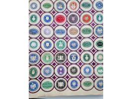 VIGNETTEN: 1896/1960 (ca.), hochinteressanter Bestand mit einigen Tausend Vignetten, Verschluss- und Siegelmarken, später Spe