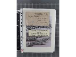 1899/1902, large accumulation of circa 275 covers and cards, offerring an ecclectic choice spanning from the Boer invasion of
