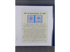 1868/99, mint never hinged/unused and used collection with covers, highly specialized with the overprint settings, plenty of 