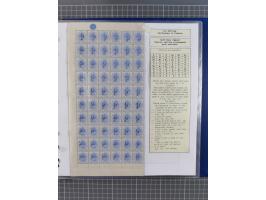 1868/99, mint never hinged/unused and used collection with covers, highly specialized with the overprint settings, plenty of 