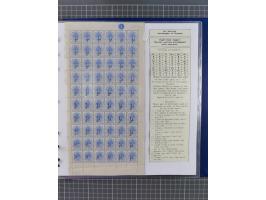 1868/99, mint never hinged/unused and used collection with covers, highly specialized with the overprint settings, plenty of 