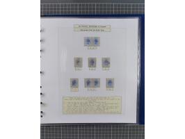 1868/99, mint never hinged/unused and used collection with covers, highly specialized with the overprint settings, plenty of 