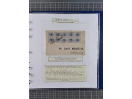 1868/99, mint never hinged/unused and used collection with covers, highly specialized with the overprint settings, plenty of 