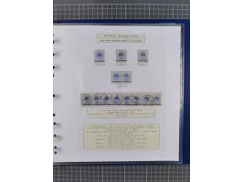 1868/99, mint never hinged/unused and used collection with covers, highly specialized with the overprint settings, plenty of 