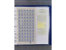 1868/99, mint never hinged/unused and used collection with covers, highly specialized with the overprint settings, plenty of 