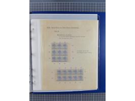 1868/99, mint never hinged/unused and used collection with covers, highly specialized with the overprint settings, plenty of 