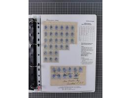 1868/99, mint never hinged/unused and used collection with covers, highly specialized with the overprint settings, plenty of 