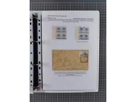 1868/99, mint never hinged/unused and used collection with covers, highly specialized with the overprint settings, plenty of 