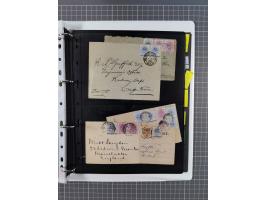 1868/99, mint never hinged/unused and used collection with covers, highly specialized with the overprint settings, plenty of 