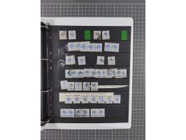 1868/99, mint never hinged/unused and used collection with covers, highly specialized with the overprint settings, plenty of 