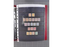 1868/99, mint never hinged/unused and used collection with covers, highly specialized with the overprint settings, plenty of 